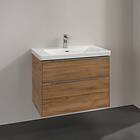 Villeroy & Boch Subway 3.0 Servantskap m/2 skuffer 772x576x478 mm, Kansas Eik