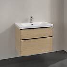 Villeroy & Boch Subway 3.0 Servantskap m/2 skuffer 772x576x478 mm, Nordisk Eik