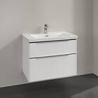 Villeroy & Boch Subway 3.0 Servantskap m/2 skuffer 772x576x478 mm, Hvit Matt