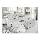 Eponj Home Överkast Dubbelt 200x220+2 Kuddfodral Quiltat Grey/Beige/Svart 143EPJ