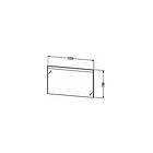 Duravit Brioso Speil m/LED-lys 1220x700x45 mm, Tekstil