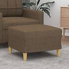 vidaXL Fotpall brun 60x50x41 cm tyg 349266