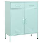 vidaXL Förvaringsskåp mintgrön 80x35x101.5 cm stål 336158