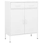vidaXL Förvaringsskåp vit 80x35x101.5 cm stål 336161