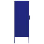 vidaXL Förvaringsskåp marinblå 80x35x101,5 cm stål 336172