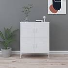 vidaXL Förvaringsskåp vit 80x35x101,5 cm stål 336143