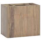 vidaXL Väggmonterat tvättställsskåp 45x30x40 cm massiv teak 338251