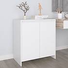 vidaXL Skänk vit 70x41x75 cm konstruerat trä 809737