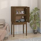vidaXL Förvaringsskåp honungsbrun 60x40x120 cm massiv furu 821747