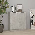 vidaXL Byrå betonggrå 80x40x75 cm konstruerat trä 811065
