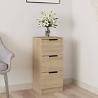 vidaXL Skänk sonoma-ek 30x30x70 cm konstruerat trä 811157