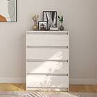 vidaXL Sidoskåp vit 60x36x84 cm massivt furuträ 808104