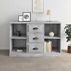 vidaXL Skänk betonggrå 104.5x35.5x67.5 cm konstruerat trä 816236