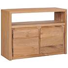 vidaXL Skänk 80x30x60 cm massiv teak 282847