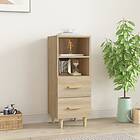 vidaXL Skåp sonoma-ek 34.5x34x90 cm konstruerat trä 812360