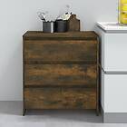 vidaXL Skänk rökfärgad ek 70x41x75 cm spånskiva 813005