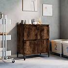vidaXL Byrå rökfärgad ek 60x35x70 cm konstruerat trä 821169