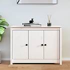 vidaXL Skänk vit 100x35x74 cm massiv furu 814560
