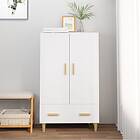 vidaXL Skänk vit 70x31x115 cm konstruerat trä 812564