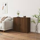 vidaXL Skänk brun ek 80x33x70 cm konstruerat trä 816567