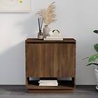 vidaXL Skänk brun ek 70x41x75 cm spånskiva 812992