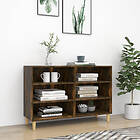 vidaXL Byrå rökfärgad ek 103,5x35x70 cm konstruerat trä 813182