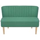 vidaXL Soffa 117x55,5x77 cm tyg grön 244073