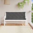 vidaXL Bänkdyna för trädgården antracit 150 cm oxfordtyg 315016