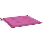 vidaXL Stolsdynor 2 st rosa 50x50x3 cm tyg 361092