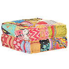 vidaXL Puff lapptäcke 60x70x36 cm tyg 287707