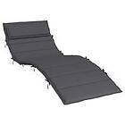 vidaXL Dyna till solsäng antracit 180x60x3 cm oxfordtyg 361852