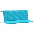vidaXL Bänkdynor 2 st turkos 120x50x7 cm tyg 361696