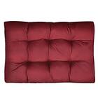 vidaXL Palldyna 120 x 80 10 cm vinröd tyg 41513