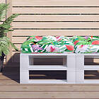 vidaXL Palldyna flerfärgad 60x60x12 tyg 360464