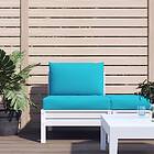 vidaXL Dynor till pallsoffa 2 st turkos Oxford-tyg 361772
