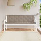 vidaXL Bänkdyna för trädgården taupe 180 cm oxfordtyg 315036