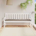 vidaXL Bänkdyna för trädgården taupe 180x50x7 cm oxfordtyg 314976