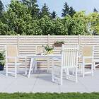 vidaXL Stolsdynor 4 st beige 100x50x3 cm oxfordtyg 47565