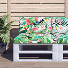vidaXL Palldyna flerfärgad 80x40x12 cm tyg 360618