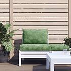 vidaXL Dynor till pallsoffa 2 st bladmönster Oxford-tyg 361770