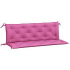 vidaXL Bänkdynor 2 st rosa 150x50x7 cm tyg 361714