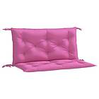 vidaXL Bänkdynor 2 st rosa 100x50x7 cm tyg 361676