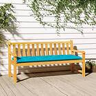 vidaXL Bänkdyna för trädgården turkos 150x50x7 cm oxfordtyg 361620