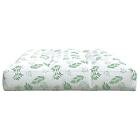 vidaXL Palldyna bladmönster 120x80x12 cm tyg 360531