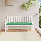 vidaXL Bänkdyna för trädgården grön 150x50x7 cm oxfordtyg 314961
