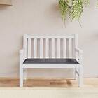 vidaXL Bänkdyna för trädgården antracit 120x50x3 cm oxfordtyg 43190
