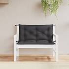 vidaXL Bänkdyna för trädgården svart 100 cm oxfordtyg 314999