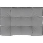 vidaXL Palldyna 120 x 80 10 cm grå tyg 41511