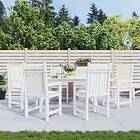 vidaXL Stolsdynor 6 st gräddvit 100x50x3 cm oxfordtyg 314133