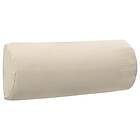 vidaXL Nackstöd till solstol gräddvit 40x7,5x15 cm textilene 47933